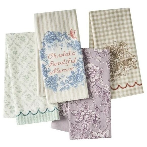 Pioneer Woman Agatha Kitchen Towels Beautiful Morning 18 x 28-in 4pc Home Gift